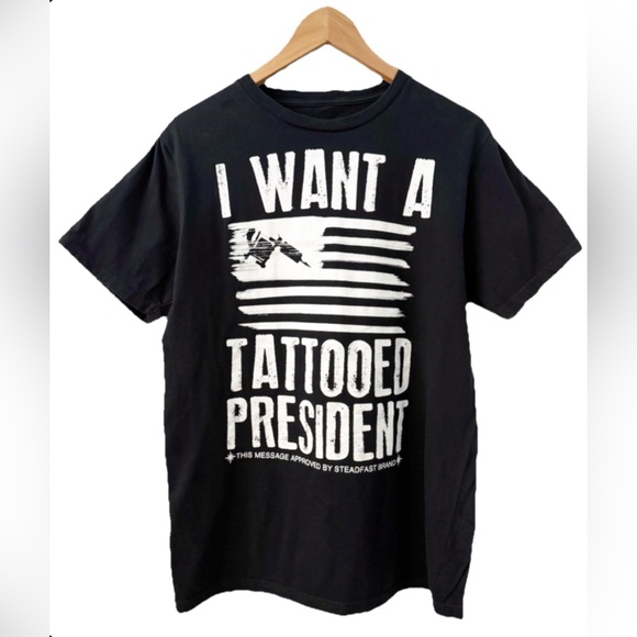steadfast Other - Steadfast Brand Tattooed President Graphic Tee Men’s Medium Black